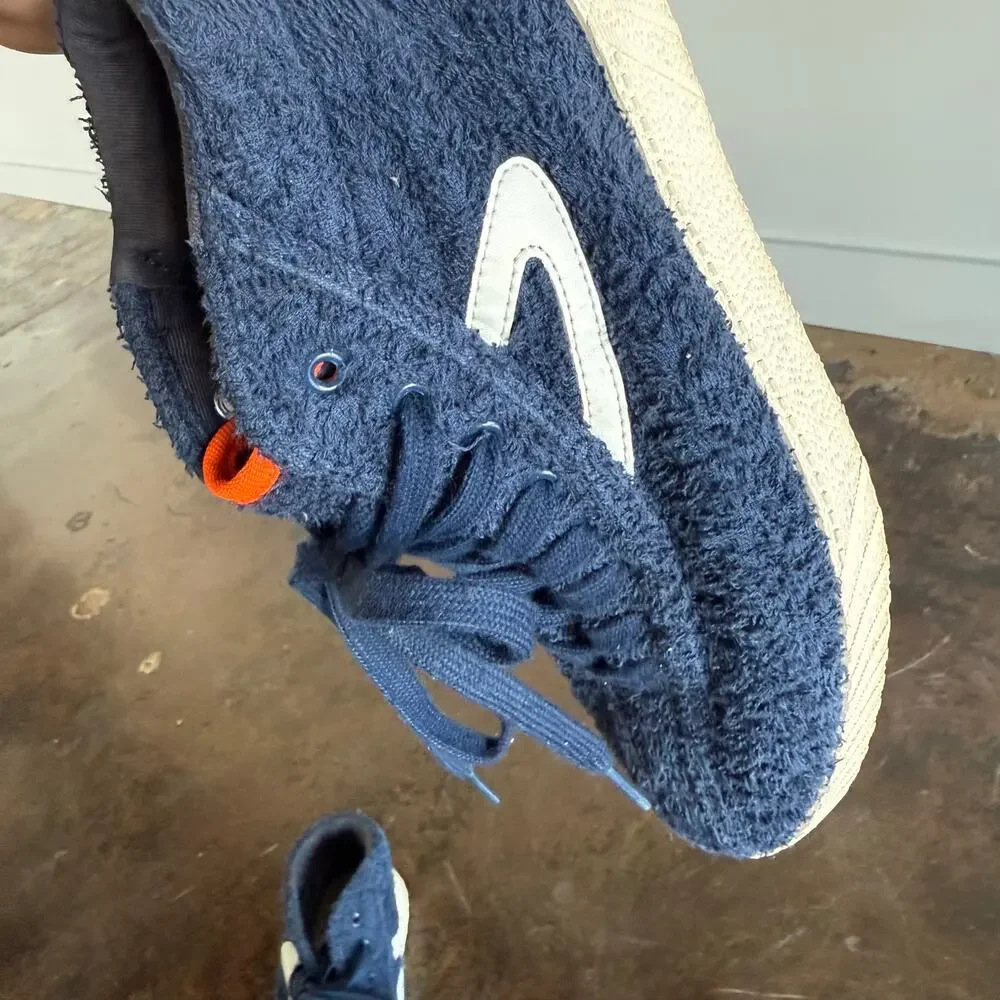 Tretorn x Andre 3000 Shoes Nylite High Top Blue Terry‎ Cloth Sneakers Mens 8.5